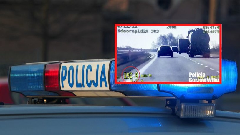 Policja zatrzymała nietrzeźwego kierowcę, który jechał 192 km/h /Stanisław Kowalczuk/ East News; gorzow-wielkopolski.policja /
