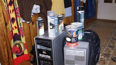 Policja zatrzymała podejrzanych o malowanie faszystowskich haseł