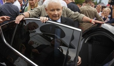 Policja zatrzymała samochód Kaczyńskiego. Mandat i odebrany dowód