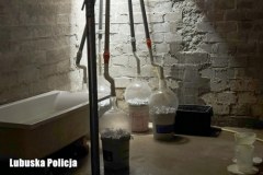 Policja zlikwidowała laboratorium amfetaminy w woj. lubuskim