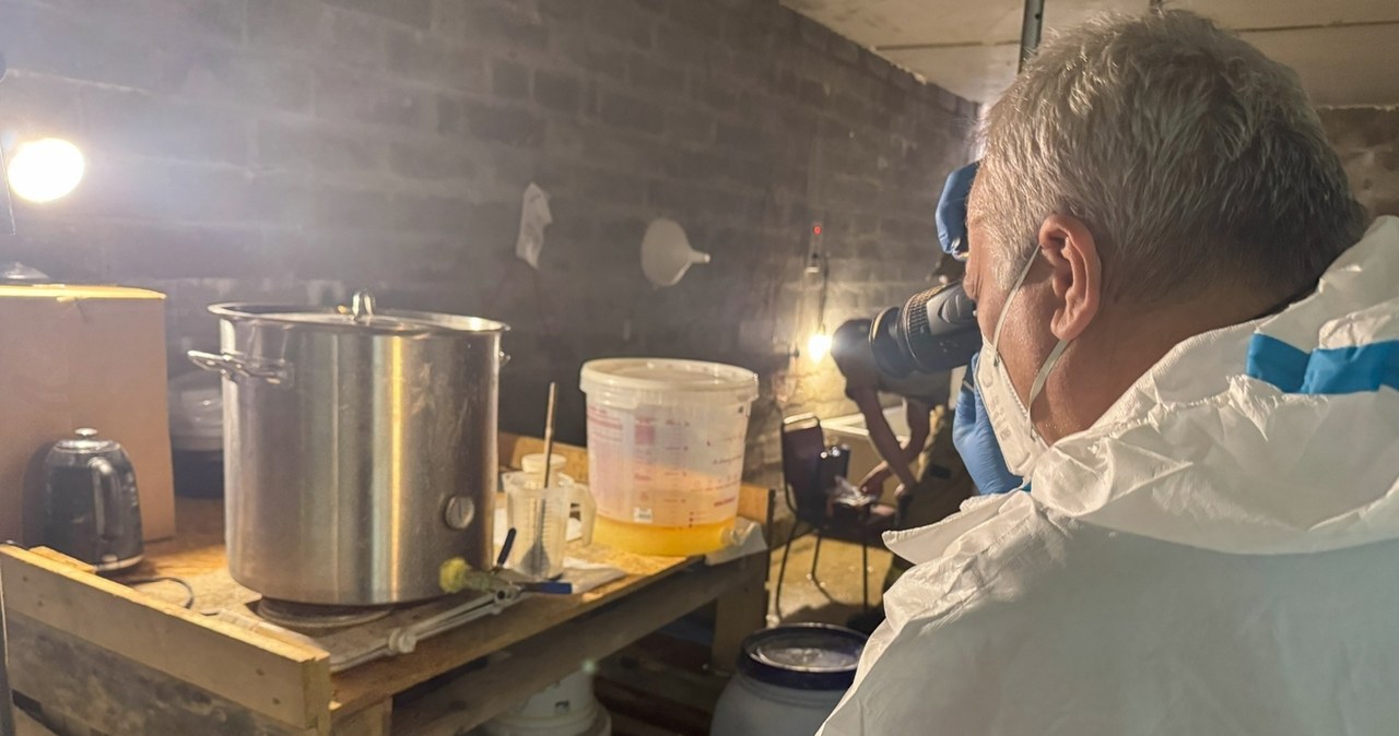 Policja zlikwidowała laboratorium amfetaminy w woj. lubuskim