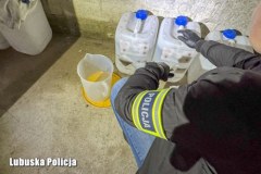 Policja zlikwidowała laboratorium amfetaminy w woj. lubuskim