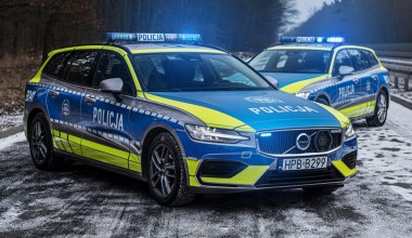 Policja zmienia flotę. Do gry wchodzą Volvo bez blokady prędkości
