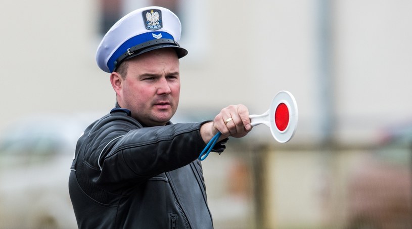 Policjanci chętnie zatrzymują prawo jazdy /Paweł Skraba /Reporter