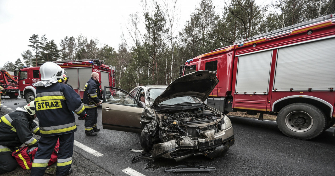 Policjanci i strażacy mają w okresie letnim znacznie więcej pracy. /PIOTR JEDZURA/REPORTER /East News