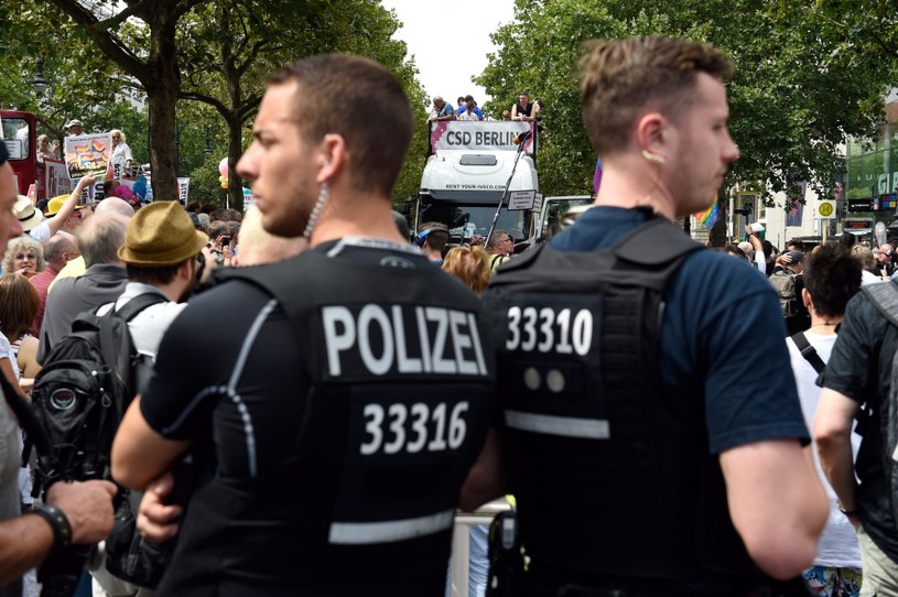 Policjanci na ulicach Monachium /PAP/EPA