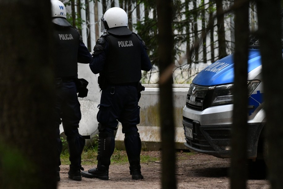 Policjanci na wschodniej granicy państwa /Podlaska Policja /