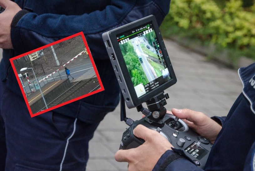 Policjanci nagrywają pieszych z dronów. Za takie zachowanie grozi mandat w wysokości 2 tys. zł. /News Lubuski /Agencja SE/East News