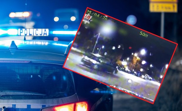 Policjanci nie mogli uwierzyć w to, co zobaczyli. Drift przed radiowozem to nie wszystko 