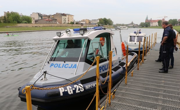 P​olicjanci od zadań specjalnych - policja wodna w Krakowie