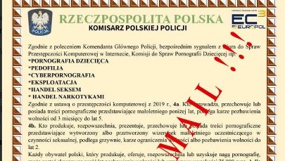 Policjanci ostrzegają przed fałszywymi mailami