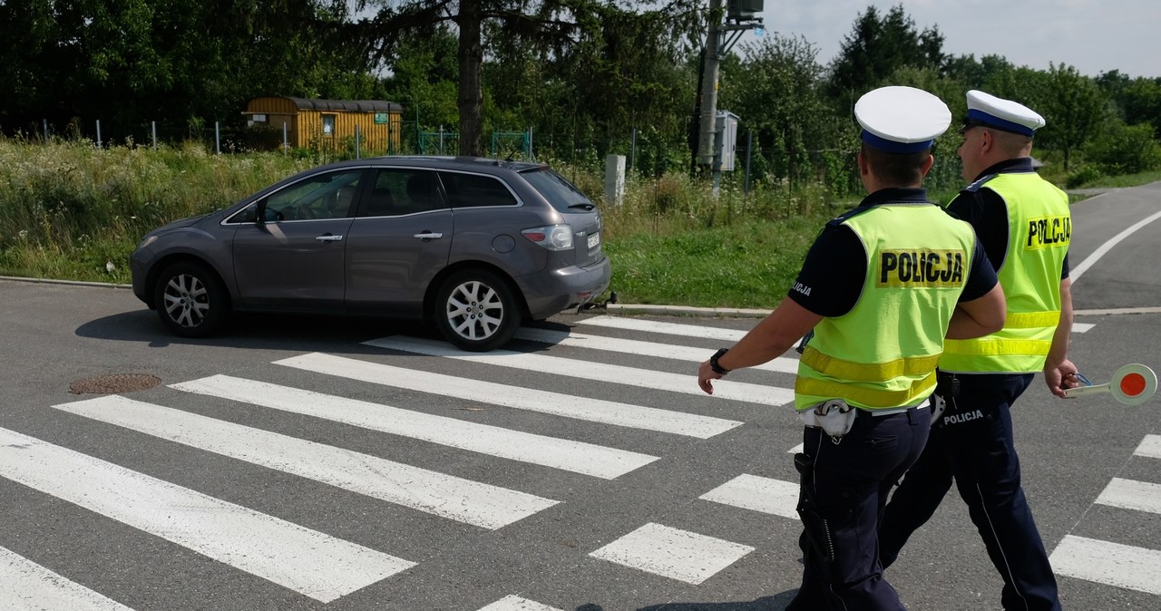 Policjanci patrolują m.in. rejony przejść /Łukasz Solski /East News