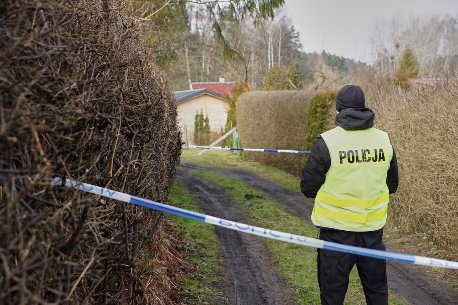 Policjanci poszukują teren ogródków działkowych w Sopocie /Jan Dzban /PAP