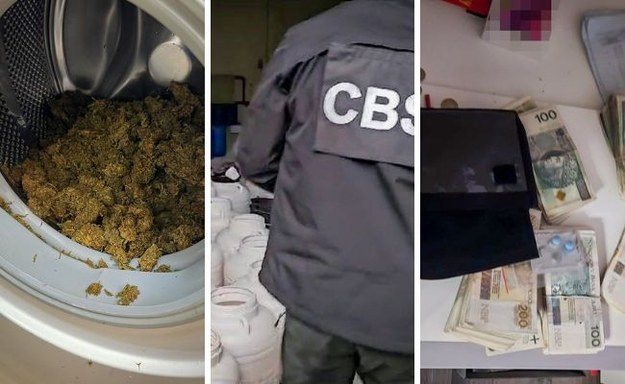 Policjanci przejęli m.in. narkotyki i pieniądze /CBŚP