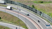 Policjanci przeprowadzili kolejne działania z dronem na autostradzie A2