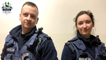 ​Policjanci uratowali skrajnie wyziębioną kobietę