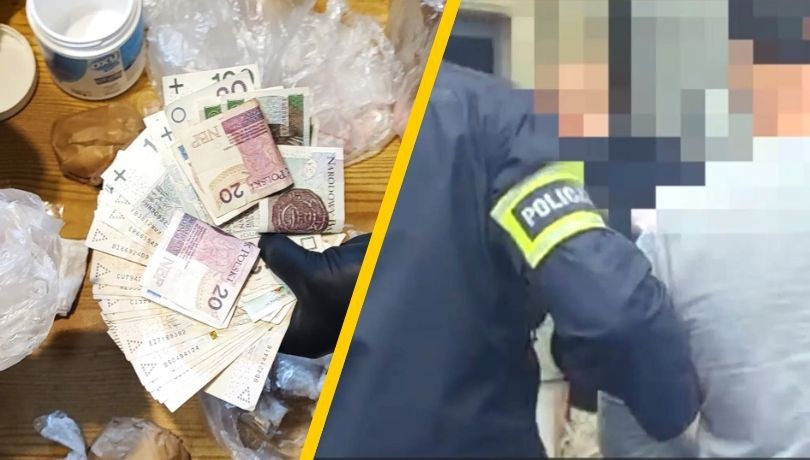 Policjanci w mieszkaniu zatrzymanego zabezpieczyli 650 gramów narkotyków /policja.pl /Policja