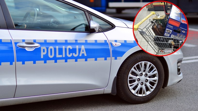 Policjanci z Piły zatrzymali dwójkę młodych osób, które próbowały dokonać kradzieży towarów w sklepie Biedronka /KPP Piła /123RF/PICSEL