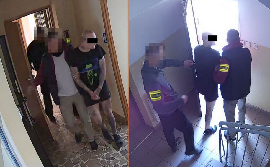 Policjanci z zatrzymanym 26-latkiem /KPP Lubartów /Policja