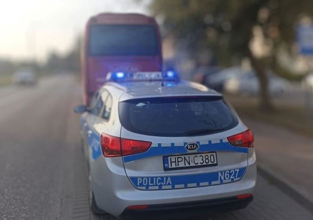 Policjanci zatrzymali kierowcę do kontroli /KPP Sztum /Policja