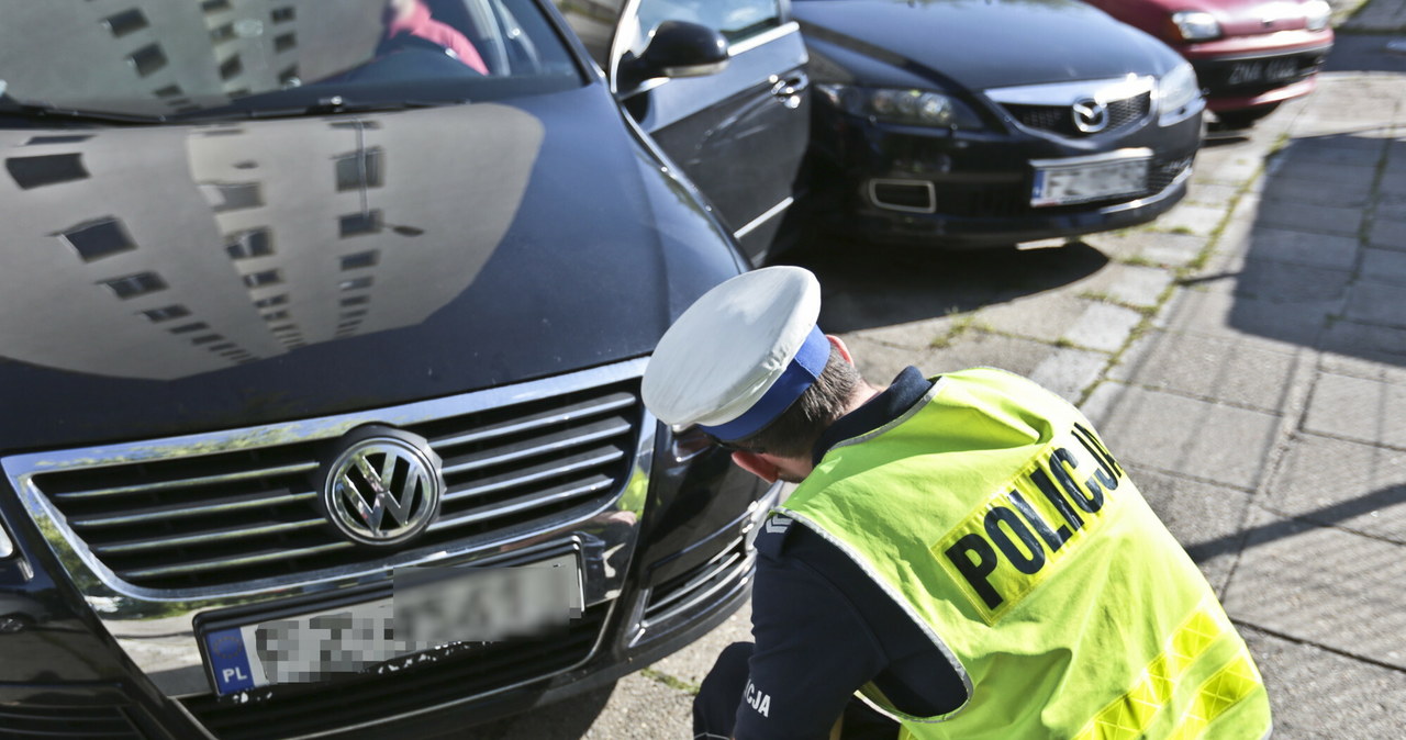 Policjant, który ma wątpliwości co do stanu technicznego danego auta, może nawet wsiąść za jego kierownicę. /Piotr Jędzura /Reporter