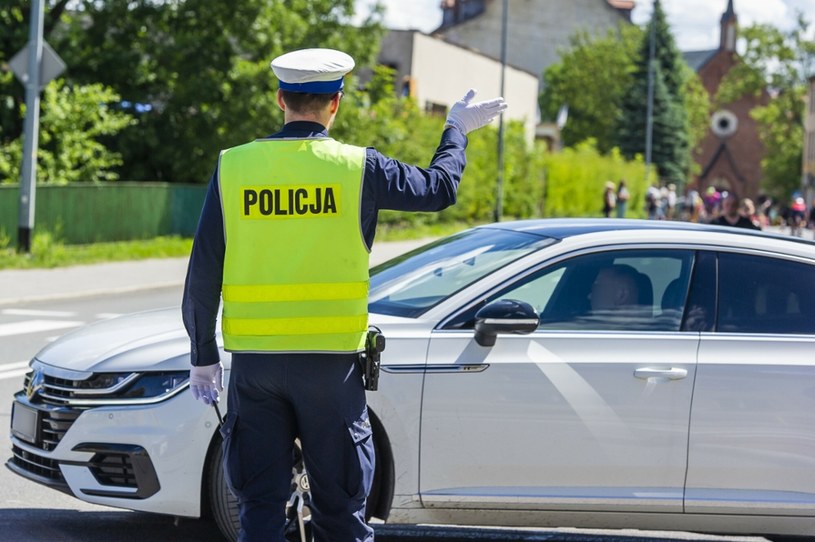 Policjant podczas kontroli może spisać przebieg auta i wprowadzić go do bazy CEP /Stanislaw Bielski/REPORTER /East News