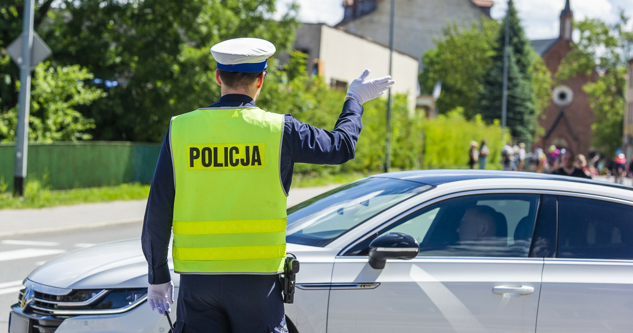 Policjant podczas kontroli może spisać przebieg auta i wprowadzić go do bazy CEP /Stanislaw Bielski/REPORTER /East News