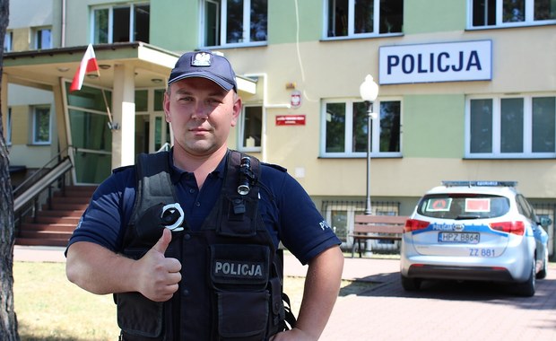 Policjant z Otwocka podczas urlopu w Chorwacji uratował mężczyznę