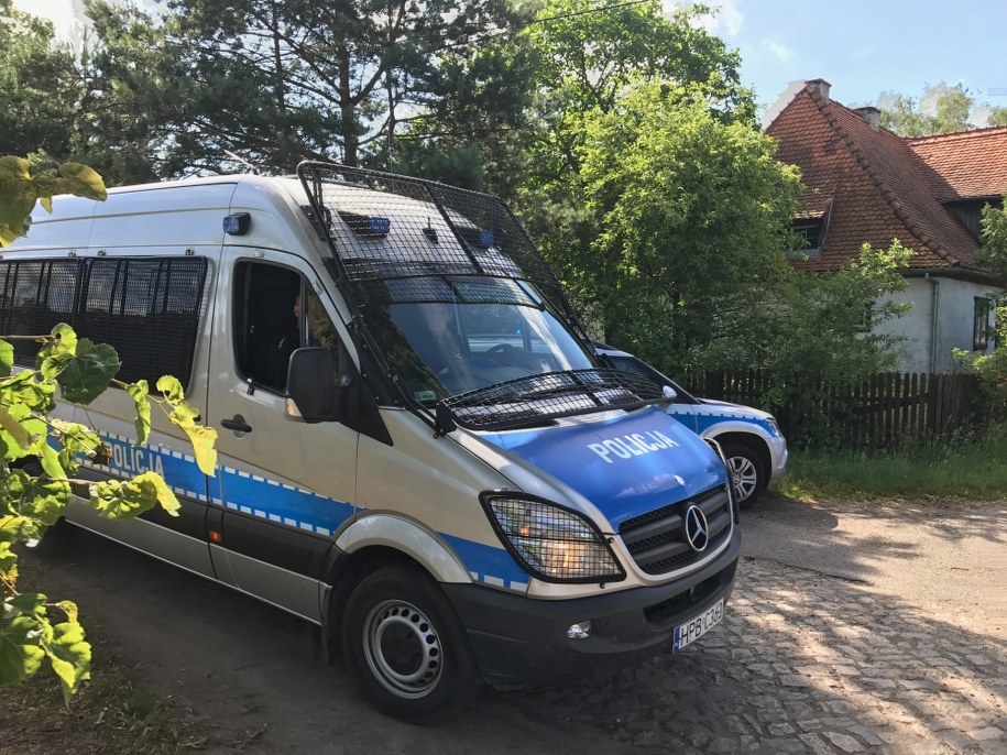 Policyjna obława w Baranowicach /Bartłomiej Paulus /RMF FM