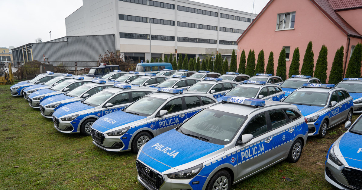 Policyjne Hyundaie i30 Wagon /Policja