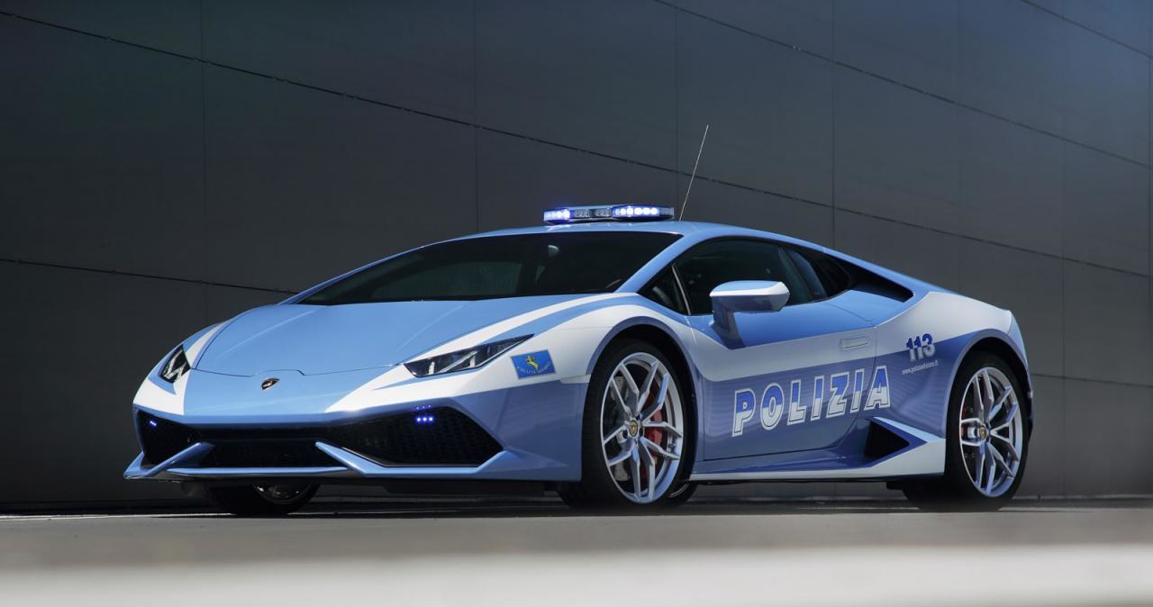 Policyjne Lamborghini Huracan /Informacja prasowa