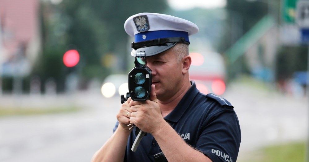 Policyjne pomiary zawsze obarczone są pewnym błędem /Piotr Jędzura /Reporter