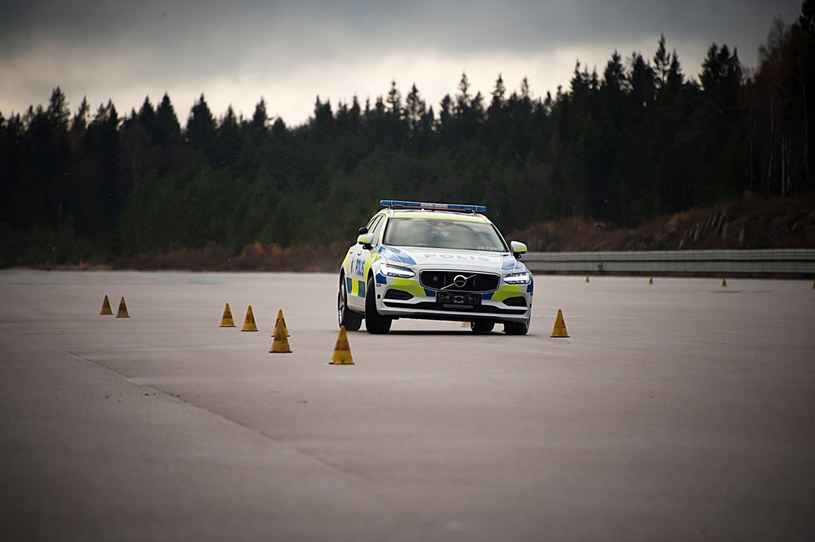 Policyjne testy Volvo V90 /Informacja prasowa