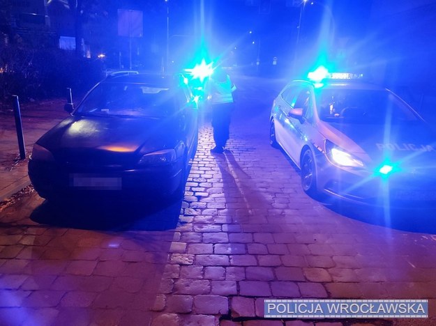 Policyjne zatrzymanie /Policja Wrocławska /Policja