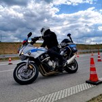 Policyjni motocykliści szkolili się na zamkniętym odcinku drogi krajowej 61