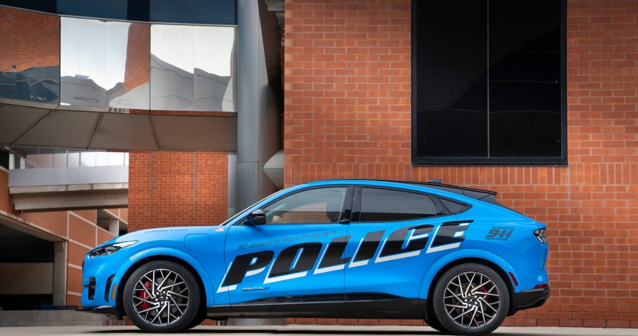 Policyjny Ford Mustang Mach-e /Informacja prasowa