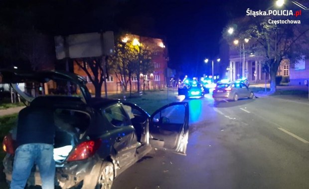 Policyjny pościg i strzały w Częstochowie. Kierowca aresztowany 