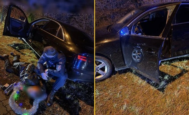 Policyjny pościg na Dolnym Śląsku. Za kierownicą audi pijany 19-latek