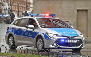 Policyjny pościg za autem na niemieckich numerach. Doszło do wypadku 