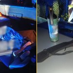 Policyjny pościg za sportowym audi. W aucie maczeta i siekiera 