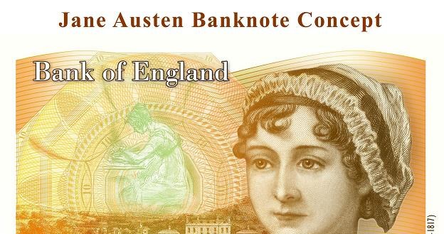 Polimerowe 10 funtów z Jane Austen /EPA