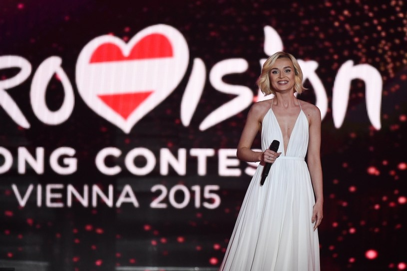 Polina Gagarina podczas Eurowizji 2015 /Nigel Treblin /Getty Images