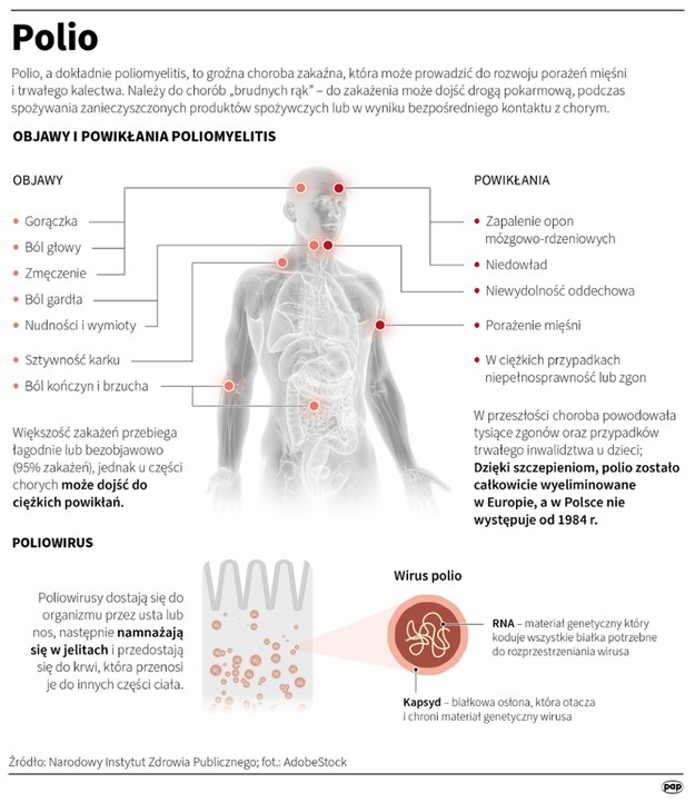 Polio /Mateusz Krymski /PAP