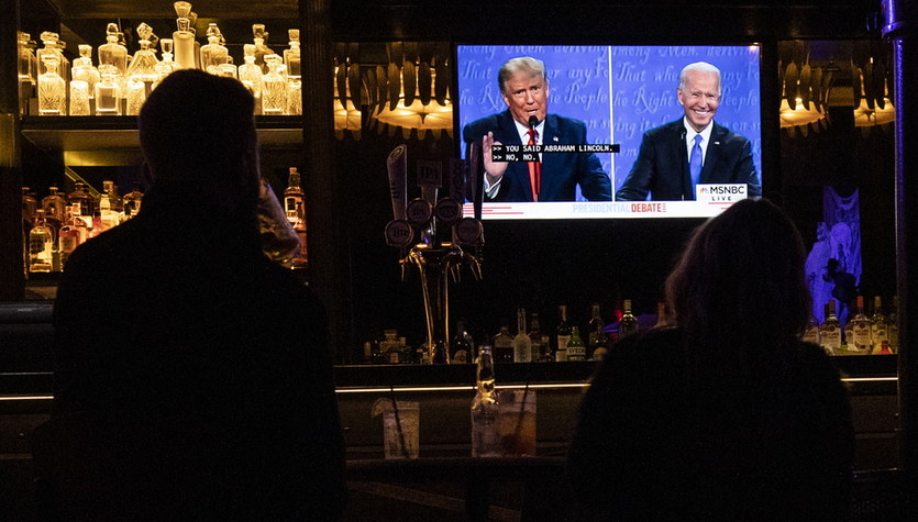 "Politico": Trump dobrze wypadł w debacie, ale to może być już za późno