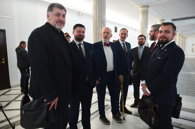 Politycy Konfederacji. Grudzień 2022 r., Sejm. /Adam Chełstowski /Agencja FORUM