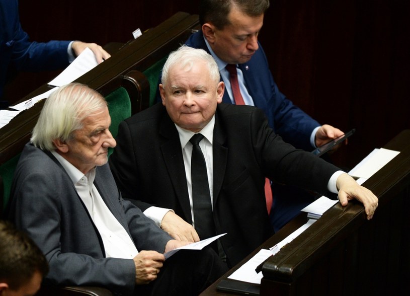 Politycy PiS w ławach sejmowych /Jan Bielecki /East News