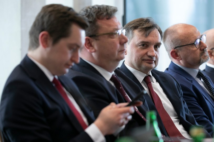 Politycy Solidarnej Polski /Jacek Szydlowski /Agencja FORUM