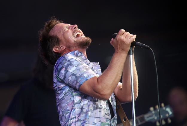 Politycznie nieobojętny Eddie Vedder (Pearl Jam) fot. Jason Oxenham /Getty Images