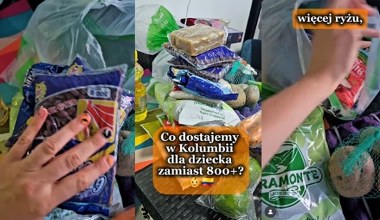 Polka mieszka w Kolumbii. Nie dostaje 800 plus, państwo przysyła co innego