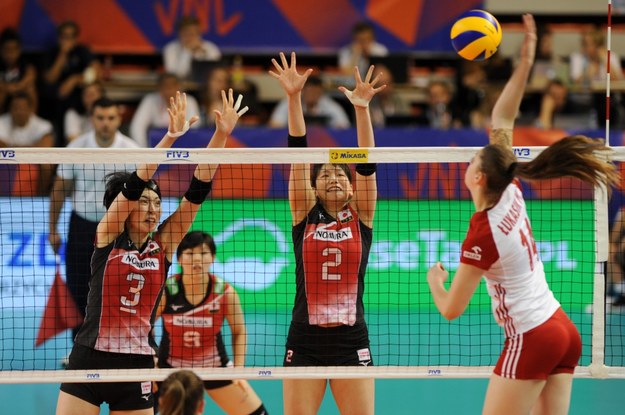 Polki dzielnie walczyły z Japonkami /fivb /